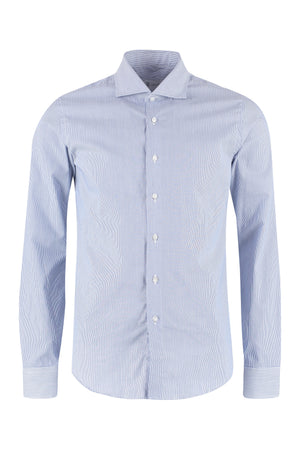 THE (Shirt) - Camicia in cotone a righe-0